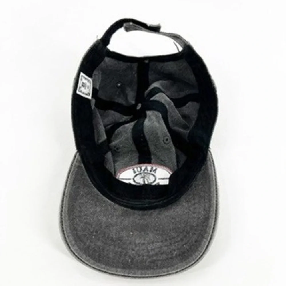 Urban‎ Outfitters Maui Palm Tree Patch Washed Gray Baseball Cap Adjustable Strap